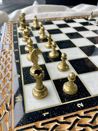 Handcrafted stylized chess pieces for your game. Gift-ready and Worldwide delivery