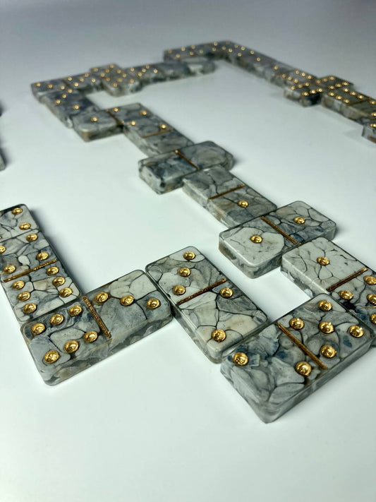 Dominoes set, art. 400005, epoxy dominoes