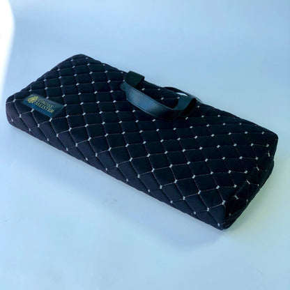 Storage case for Backgammon/chess set 61*27cm and 51*25cm. Alcantara fabric