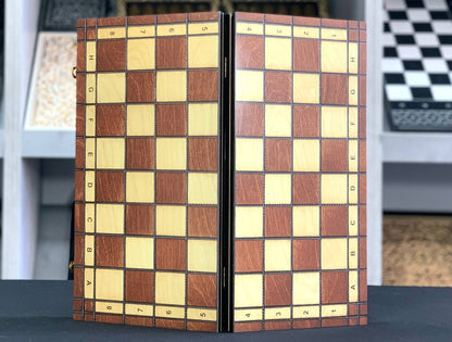 Magnetic Wooden Chess Set 39*39cm: A Perfect Fusion of Classic and Modern. Gift-ready