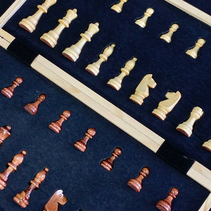 Magnetic Wooden Chess Set 39*39cm: A Perfect Fusion of Classic and Modern. Gift-ready