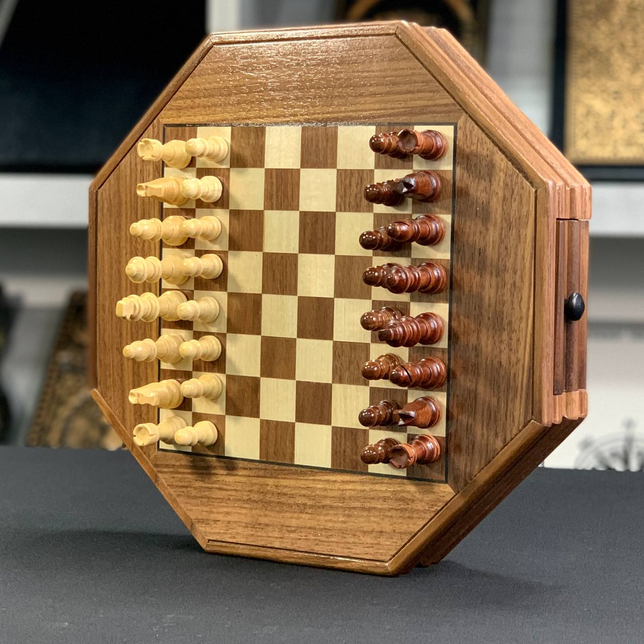 Magnetic Wooden Chess Set 35mm - Perfect Blend of Tradition and Modernity, Gift ready