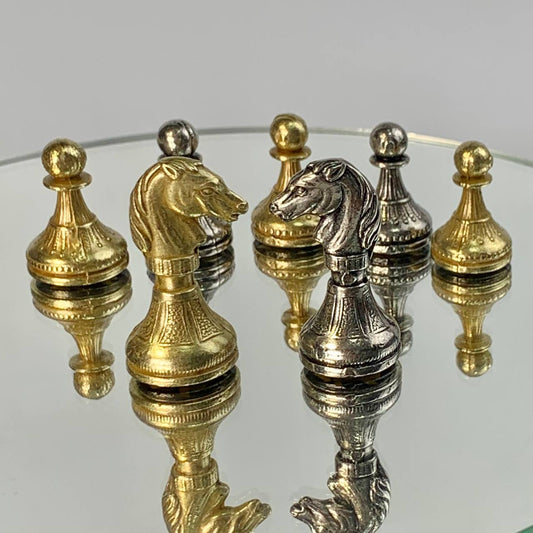 Handcrafted stylized chess pieces for your game. Gift-ready and Worldwide delivery