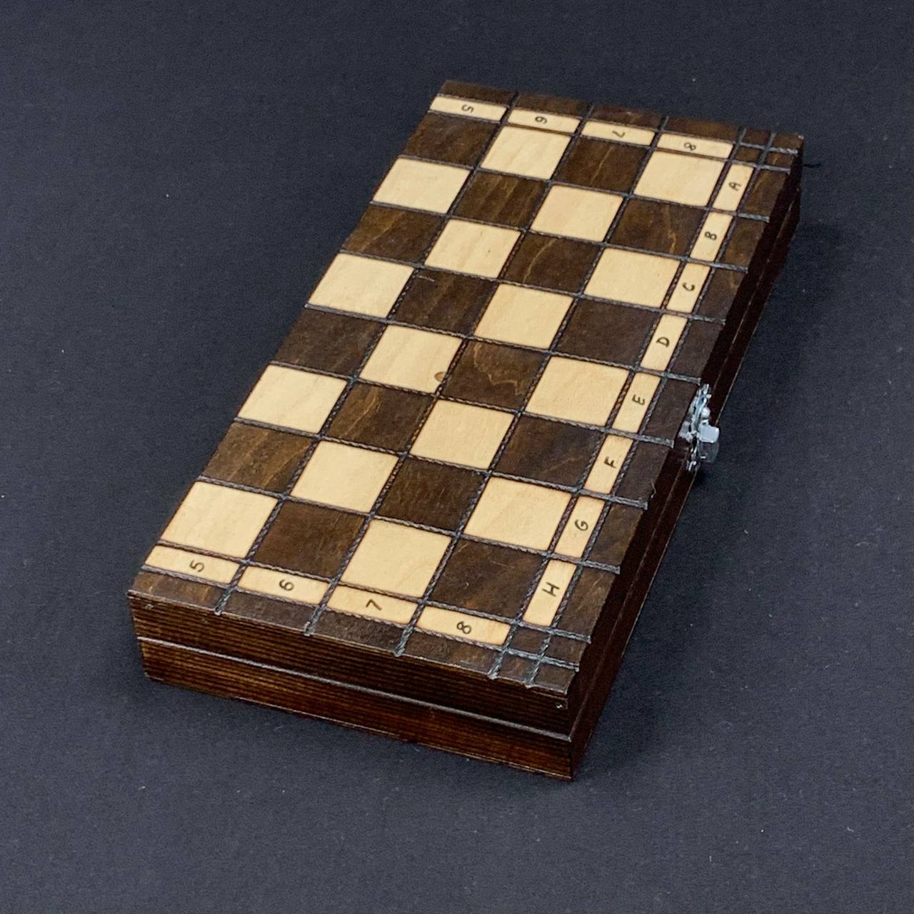 Classic wooden chess set, travel chess set, classic chess board, compact sized chess set, gift for dad, gift for couple limited