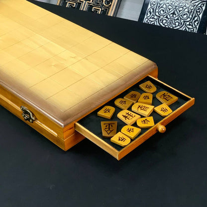 Shogi Board game, Japanese chess, unusual gift for couple, wooden board game, intelligent gift