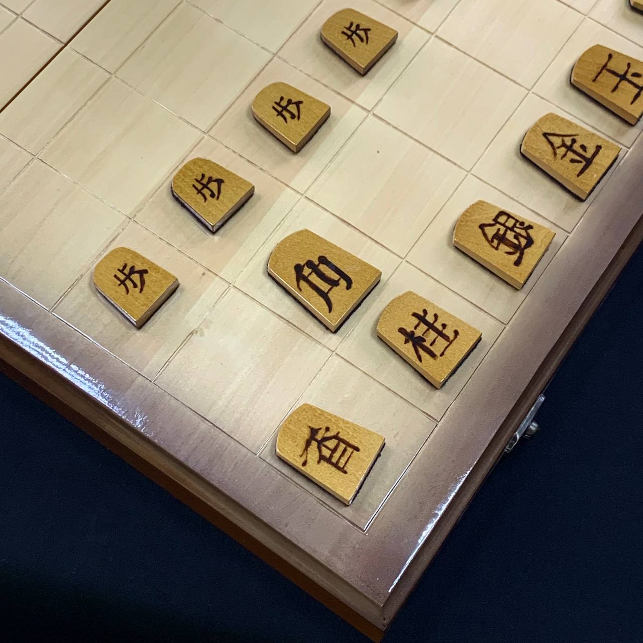 Shogi Board game, Japanese chess, unusual gift for couple, wooden board game, intelligent gift