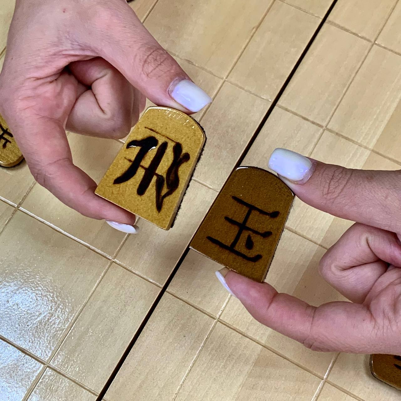 Shogi Board game, Japanese chess, unusual gift for couple, wooden board game, intelligent gift