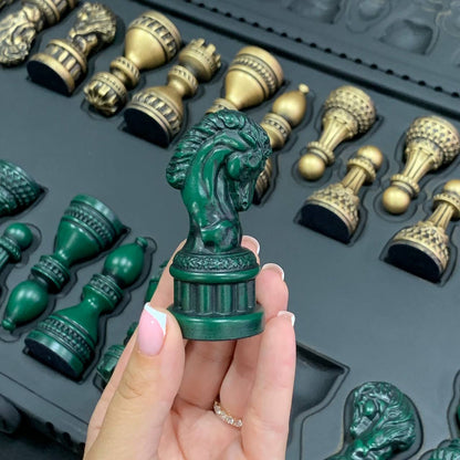 Premium Acrylic Chess Set (Pieces Only) with Storage Case – Free Global Delivery | Gift-ready