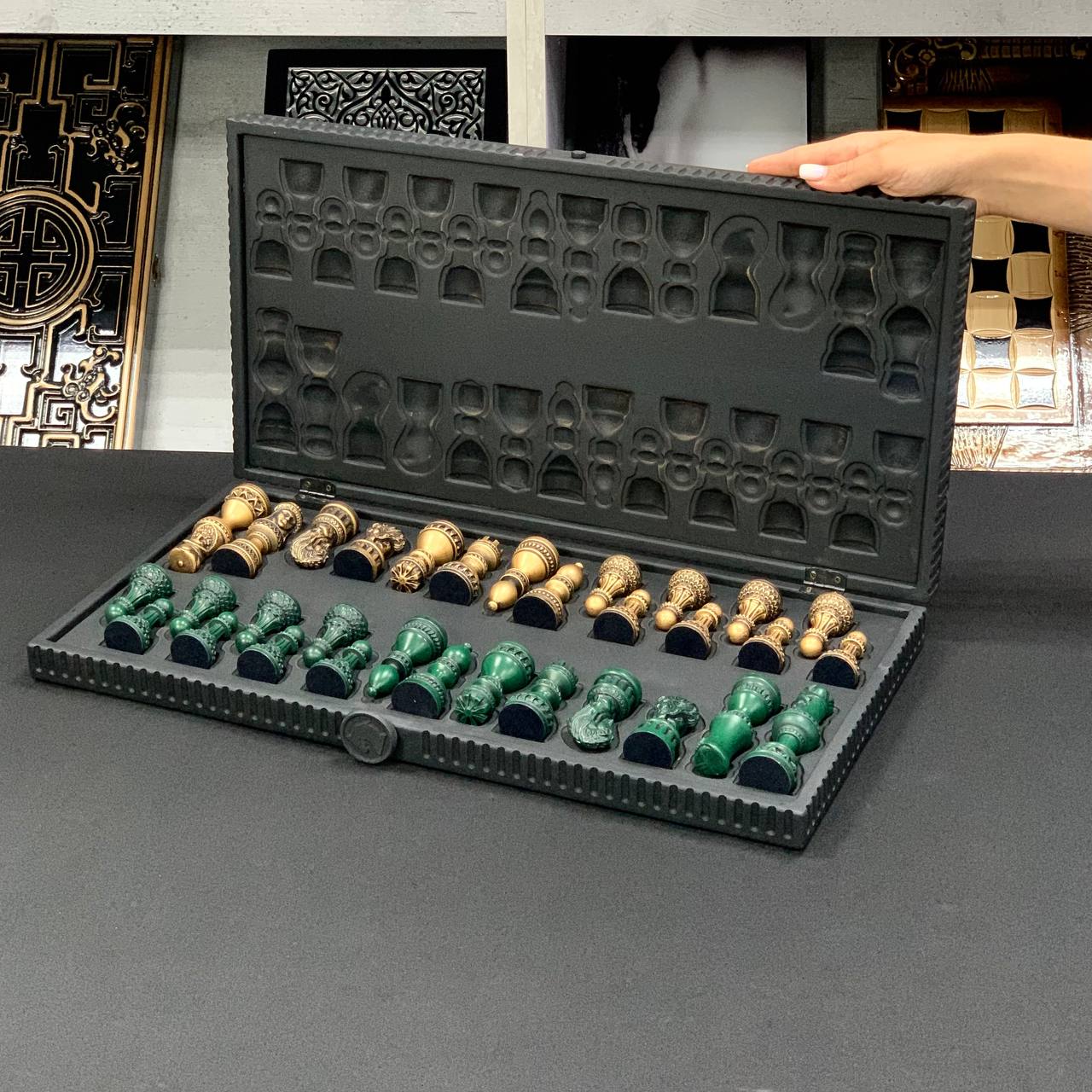 Premium Acrylic Chess Set (Pieces Only) with Storage Case – Free Global Delivery | Gift-ready