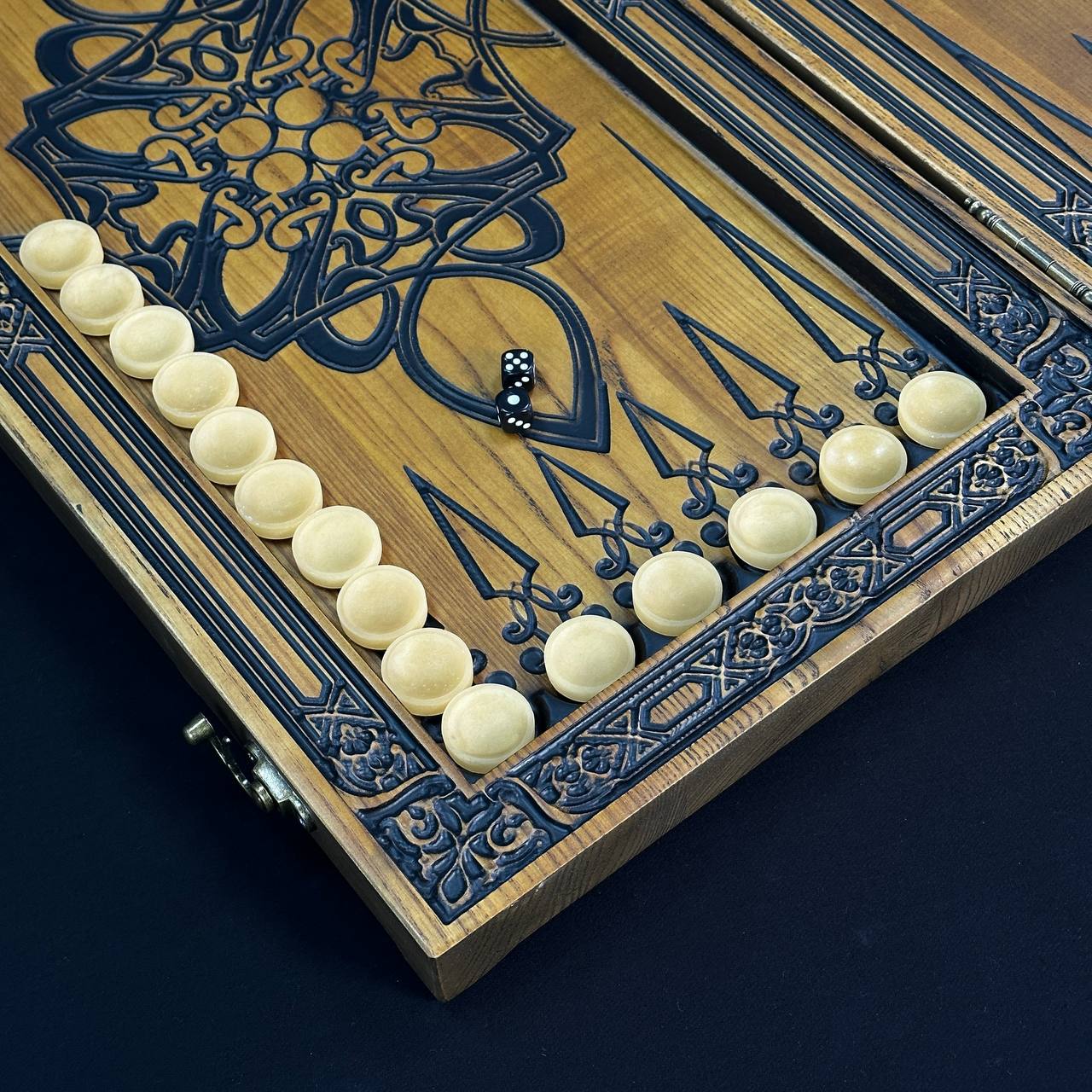 Exclusive Wooden Backgammon "Vigro Zodiac". Customize and Gift-ready