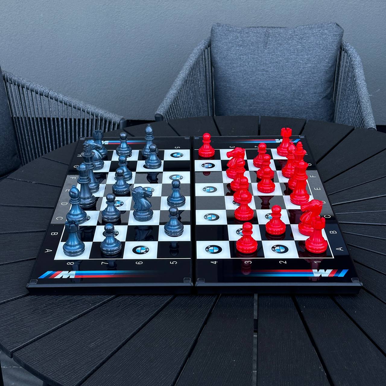 Plateau de backgammon en verre, jeu d'échecs et de dames en verre, marque de voiture, 61*27cm, ensemble de jeu de société de luxe prêt à offrir