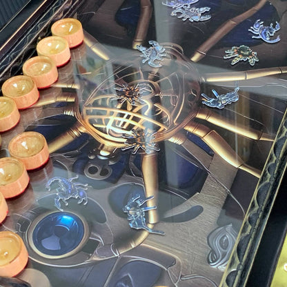 Exclusive Hand-Carved Wooden backgammon with Glass Board "Running spider" – Luxurious and Unique Gift-ready