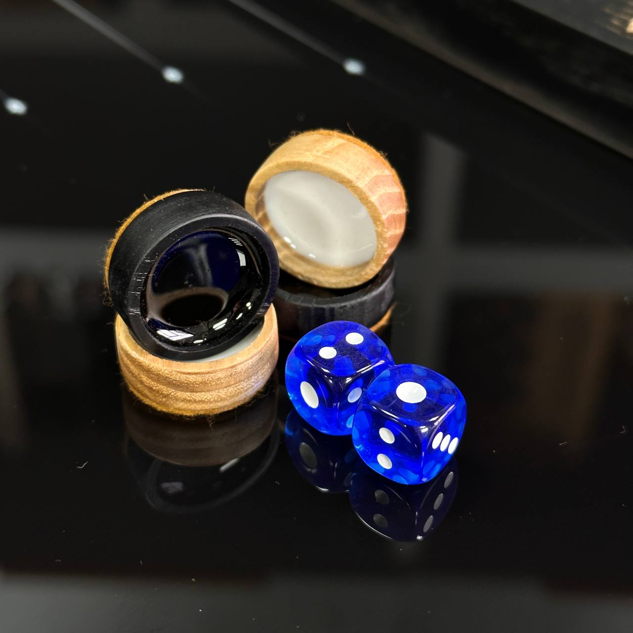 Jeu de backgammon de luxe en verre avec marque de voiture, backgammon en bois, personnalisé et prêt à offrir