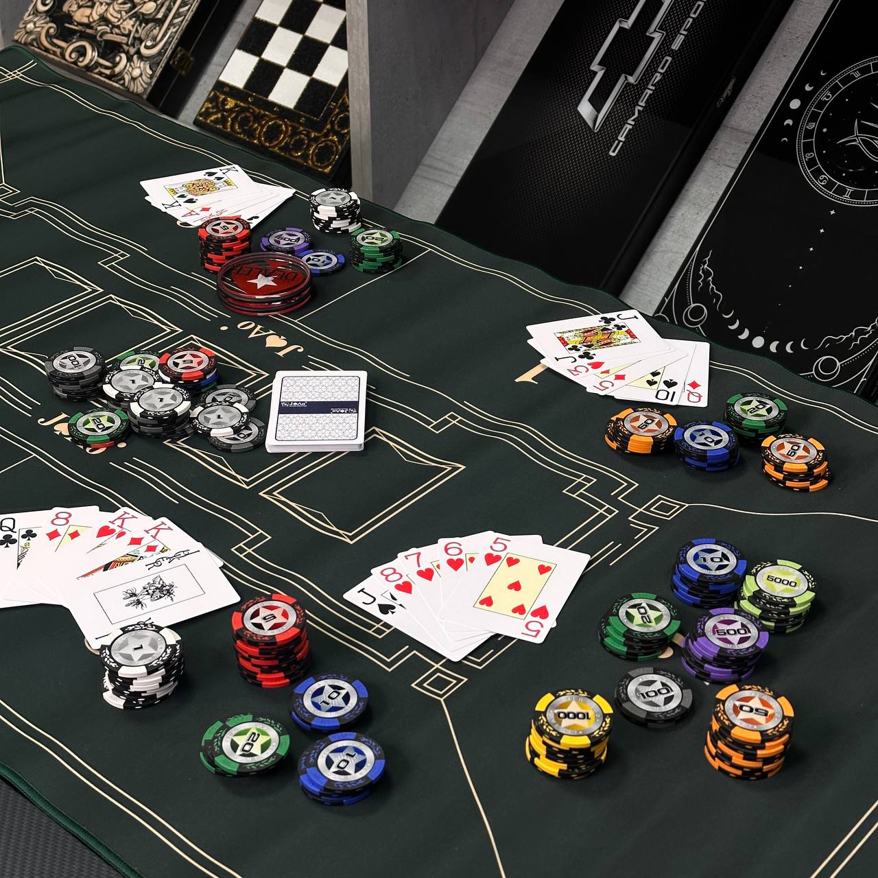 Poker 500 Chips Set: The Ultimate Poker Experience with Free International Shipping Gift-ready Unusual