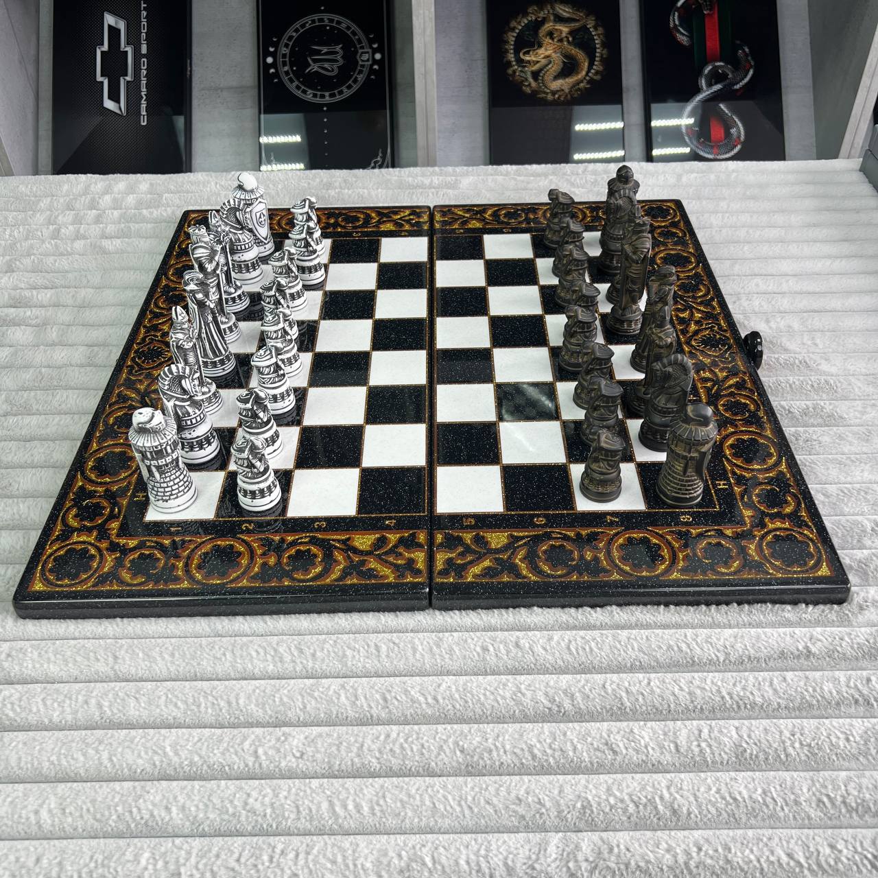 Chess Pieces Set - A Magical Collection for Fans and Collectors, Acrylic store chess pieces in storage case