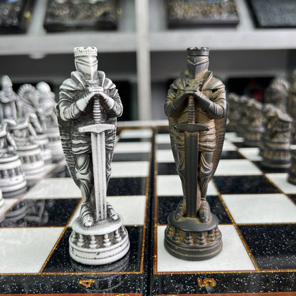 Chess Pieces Set - A Magical Collection for Fans and Collectors, Acrylic store chess pieces in storage case