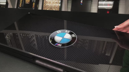 Luxury Glass&Wood Backgammon Set with Car brand Batle, Customized and Gift-ready